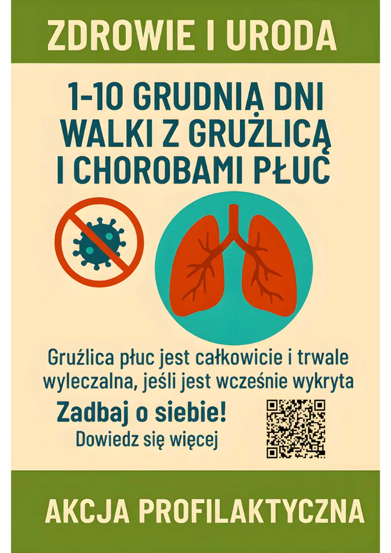 Gruźlica – wiedza, profilaktyka, bezpieczeństwo